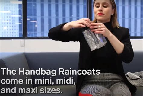 raincoat handbag|handbag raincoat after shark tank.